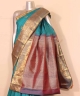 Grand Peacock Chakram Kanjeevaram Silk saree